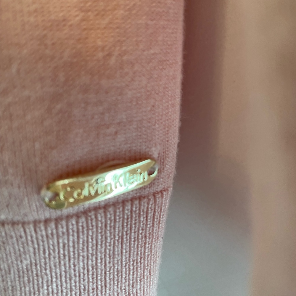 Gorgeous Calvin Klein 2XL pink/peach cardigan - Picture 6 of 7